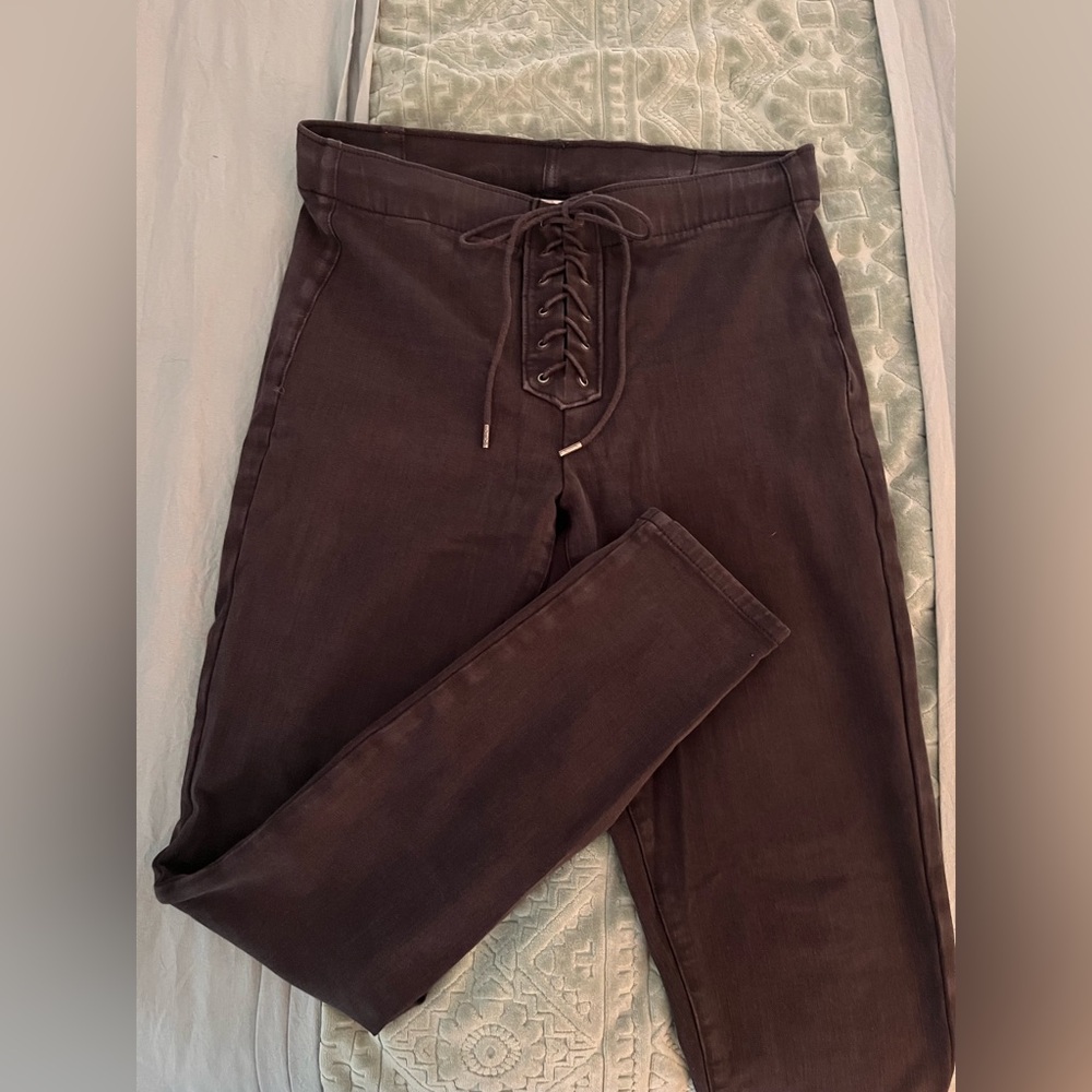 (3/$20) American Eagle Outfitters Women’s Lace-Up Jeggings